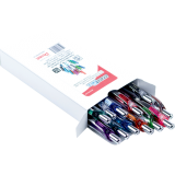 Pentel&reg; EnerGel&reg; Retractable Gel Pen 0.7 mm Assorted 12/box