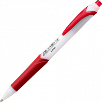Pentel&reg; GlideWrite Retractable Ball Point Pens Bold Point Red 12/box