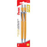 Pentel&reg; Mechanical Pencil 0.9 mm Yellow 2/pkg