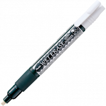 Pentel Arts&reg; Wet Erase Chalk Marker Chisel Tip White