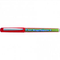 Pilot&reg; Greentecpoint Rollerball Pen 0.5mm Red 10/box