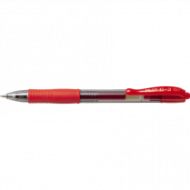 Pilot&reg; G2&reg; Retractable Gel Pens 0.7 mm Red 12/box