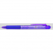 Pilot&reg; FriXion&reg; Ball Clicker Retractable Erasable Gel Pen 0.5 mm Purple 12/box