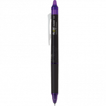 Pilot&reg; FriXion&reg; Point Clicker Retractable Erasable Gel Pens 0.5 Purple 12/box