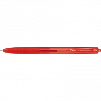 Pilot&reg; Super Grip-G Retractable Ball Point Pen Medium Red 12/box
