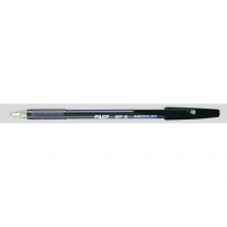 Pilot&reg; BP-S Stick Pens Medium Point Black 12/box