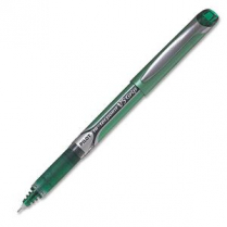 Pilot&reg; Hi-Tecpoint Grip Liquid Ink Roller Pens 0.5mm Green 12/box