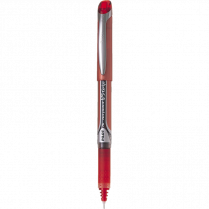 Pilot&reg; Hi-Tecpoint Grip Liquid Ink Roller Pens 0.5mm Red 12/box