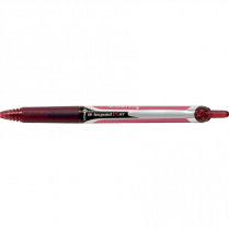 Pilot&reg; Hi-Tecpoint Retractable Roller Pens 0.5 mm Dark Red 12/box