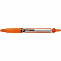 Pilot&reg; Hi-Tecpoint Retractable Roller Pens 0.5 mm Orange 12/box