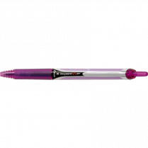 Pilot&reg; Hi-Tecpoint Retractable Roller Pens 0.5mm Purple 12/box