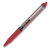 Pilot&reg; Hi-Tecpoint Retractable Roller Pens 0.5mm Red 12/box