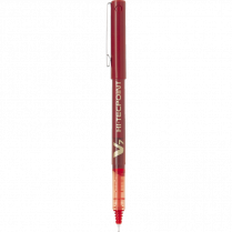 Pilot&reg; Hi-Tecpoint V7 Roller Pen 0.7mm Red 12/box