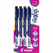 Pilot&reg; FriXion&reg; Fineliner Markers Fine Tip Assorted Colours 4/pkg