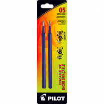 Pilot&reg; FriXion&reg; Ball & Clicker Refills 0.5 mm Blue 2/pkg