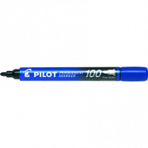 Pilot&reg; Markers 100 Fine Bullet Tip Blue 12/box