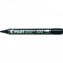 Pilot&reg; Markers 100 Fine Bullet Tip Black 12/box