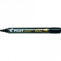 Pilot&reg; Markers 400 Broad Chisel Tip Black 12/box