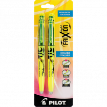 Pilot&reg; FriXion&reg; Light Erasable Highlighters Chisel Tip Yellow 2/pkg