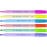 Pilot&reg; Spotliter&reg; Highlighters Chisel Tip Assorted Colours 6/pkg