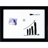 Quartet&reg; Espresso Home D&eacute;cor Magnetic Dry Erase Board 24" x 36"