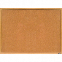 Quartet&reg; Cork Board with Wood Frame 24" x 36"