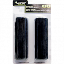 Quartet&reg; Magnetic Microfibre Cloth Whiteboard Eraser 12" x 12" Black 2/pkg