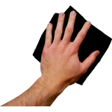 Quartet&reg; Magnetic Microfibre Cloth Whiteboard Eraser 12" x 12" Black 2/pkg