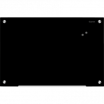 Quartet&reg; Infinity&trade; Magnetic Glass Dry-Erase Board 24" x 36" Black