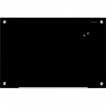 Quartet&reg; Infinity&trade; Magnetic Glass Dry-Erase Board 36" x 48" Black