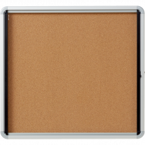 Quartet&reg; Euro&trade; Frame Enclosed Cork Bulletin Board 30" x 27"