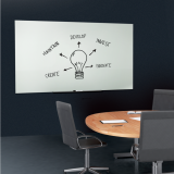 Quartet&reg; InvisaMount&trade; Magnetic Glass Dry Erase Board 28" x 49"