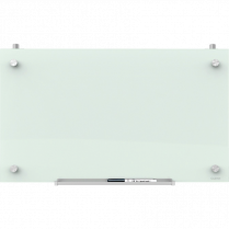 Quartet&reg; Infinity&trade; Magnetic Glass Cubicle Boards 14" x 24"