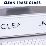 Quartet&reg; Desktop Glass&trade; Dry-Erase Pad Clear