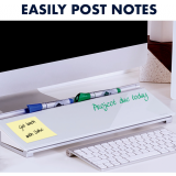 Quartet&reg; Desktop Glass&trade; Dry-Erase Pad Clear