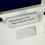 Quartet&reg; Desktop Glass&trade; Dry-Erase Pad Clear