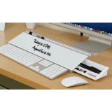 Quartet&reg; Desktop Glass&trade; Dry-Erase Pad Clear