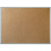 Quartet&reg; Economy Cork Board Aluminum Frame 48" x 72"