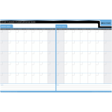 Day-Timer&reg; Double-Sided Flexible Planner 30/60 Day 24" x 36" Bilingual