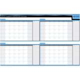 Day-Timer&reg; Double-Sided Flexible Planner 90/120 Day 24" x 36" Bilingual