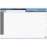 Day-Timer&reg; Double-Sided Flexible Planner Horizontal/Vertical 36" x 24" Bilingual