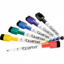 Quartet&reg; ReWritables&trade; Dry Erase Markers Fine Tip Assorted Classic Colours 6/pkg