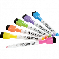 Quartet&reg; ReWritables&trade; Dry Erase Markers Fine Tip Assorted Vivid Colours 6/pkg