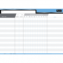 Quartet&reg; In/Out Board Bilingual 15-Names 18" x 24"