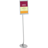Quartet&reg; Designer Sign Stand 59" H Silver