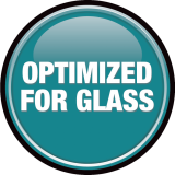 Quartet&reg; High Power Glass Board Magnets 1-1/2" Grey 6/pkg