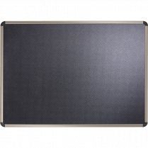 Quartet&reg; Prestige&reg; Euro&trade; Black Embossed Foam Board 36" x 48" Titanium