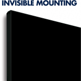 Quartet&reg; InvisaMount&trade; Magnetic Glass Dry Erase Board 42" x 74"