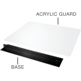 Quartet&reg; Table Divider/Sneeze Guard 30"W x 24"H