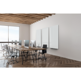 Quartet&reg; InvisaMount&trade; Vertical Glass Dry-Erase Board 85" x 48"